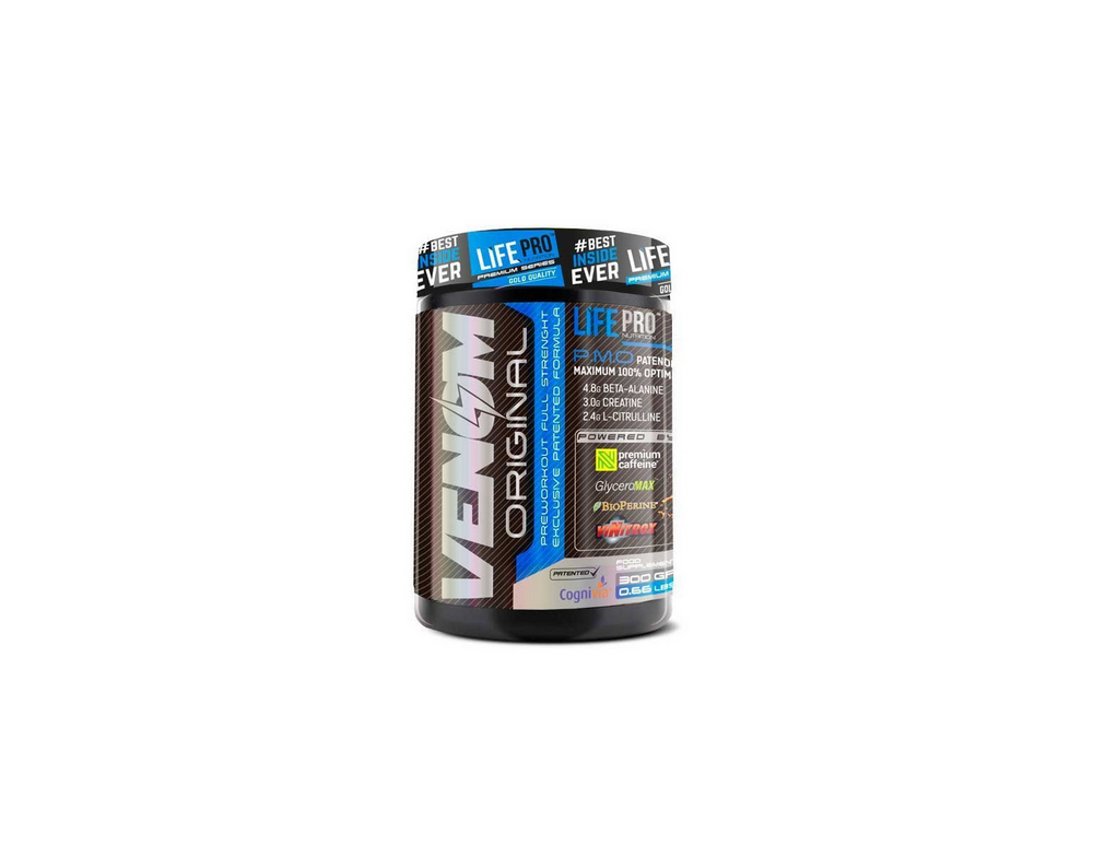LIFE PRO VENOM PRE WORKOUT - Fruit Punch 300g