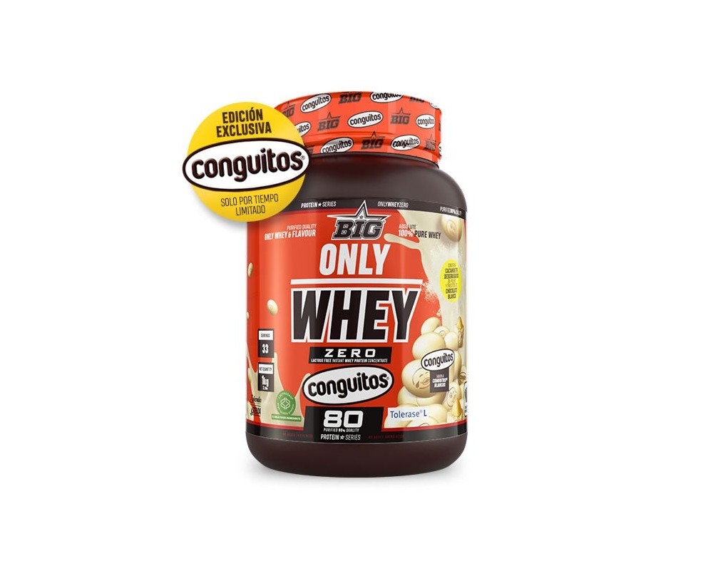 ONLY WHEY® concentrado proteina Conguitos White