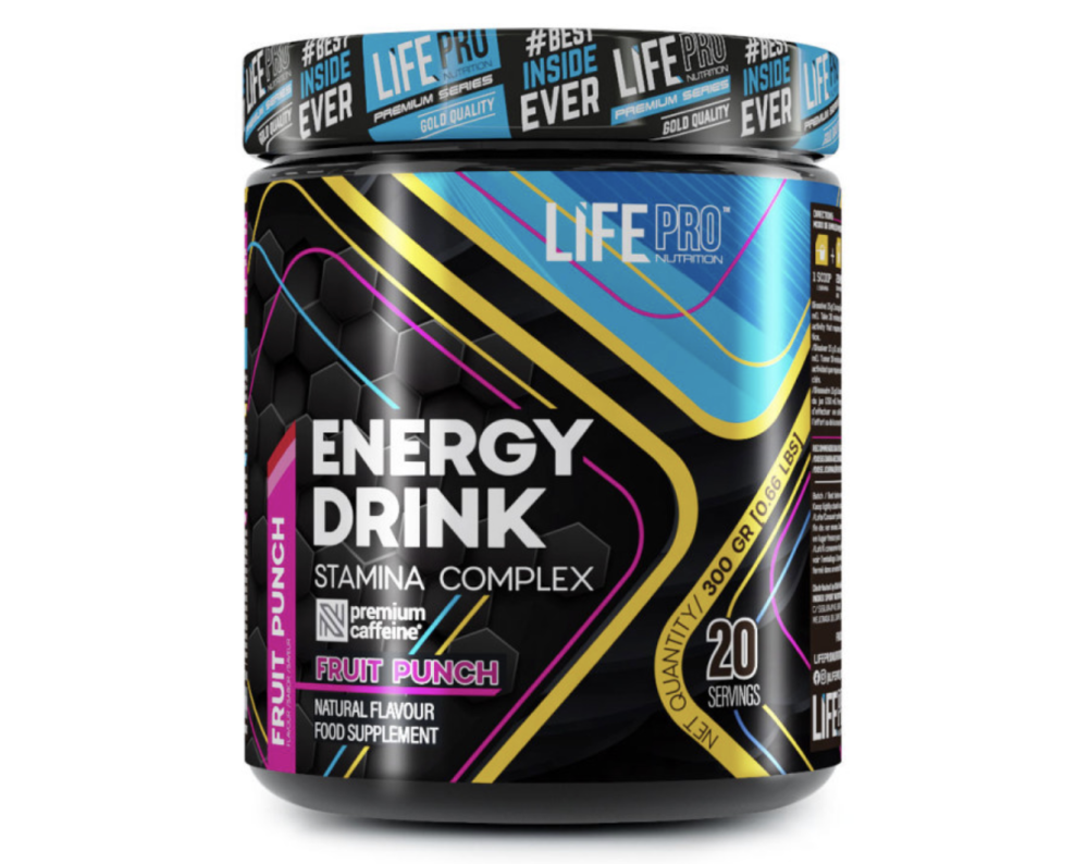 LIFE PRO STAMINA ENERGY - Fruit Punch 300g
