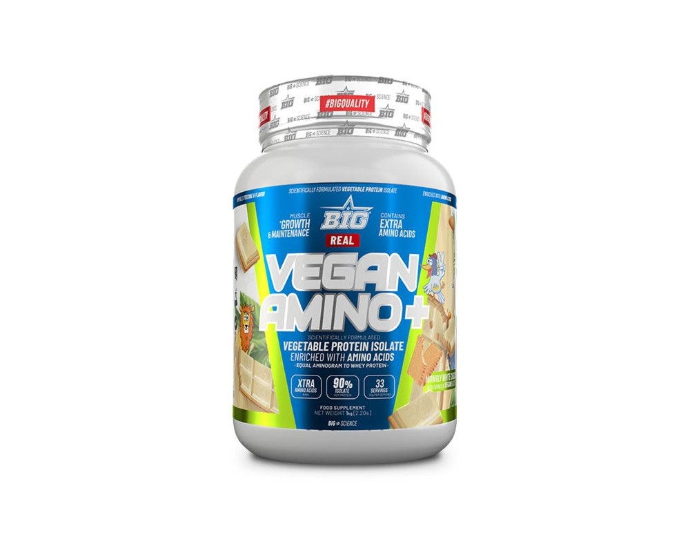 REAL VEGAN AMINO+ Mowgly White Choc