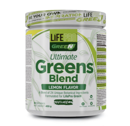 LIFE PRO ULTIMATE GREENS BLEND - Lemon 450g