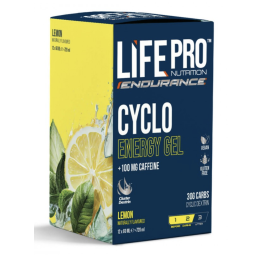 LIFE PRO CYCLO ENERGY GEL CAFFEINE - Lemon 12X60ml