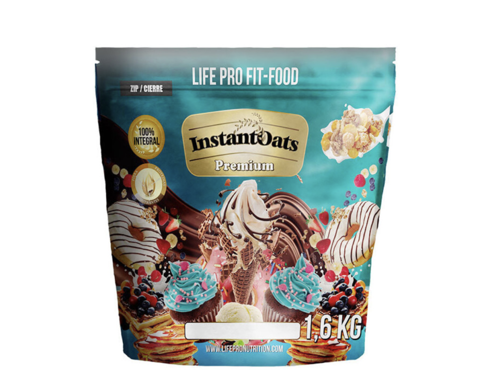 LIFE PRO INSTANT OATS PREMIUM - Unflavoured 1,6 Kg