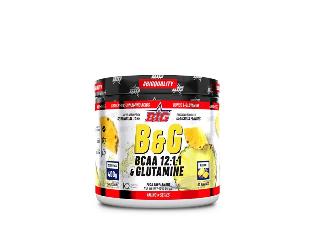 B&G® - BCAAS 12:1:1 con glutamina  Pineapple