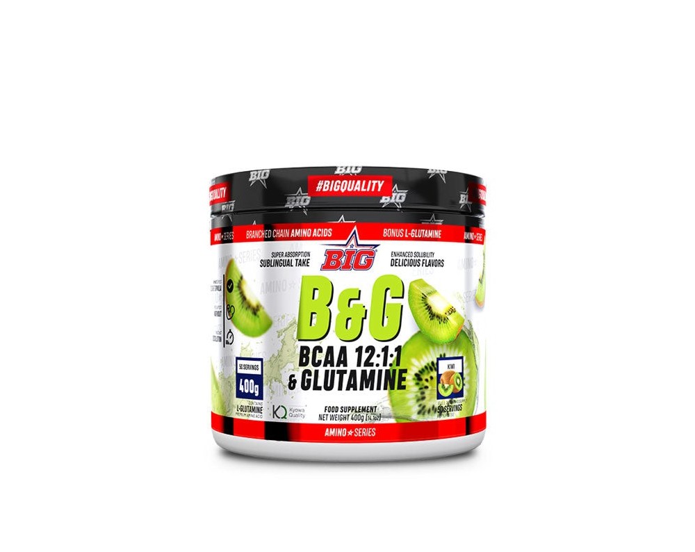 B&G® - BCAAS 12:1:1 con glutamina  Kiwi