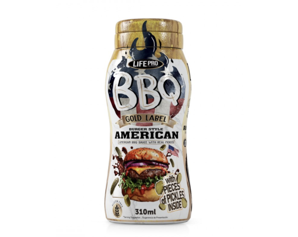 LIFE PRO SAUZERO BBQ AMERICAN BURGUER STYLE 390 ml