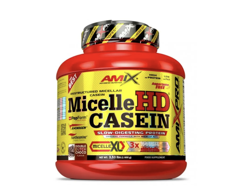 AMIX MICELLE HD CASEIN - Milk Vainilla 1,6KG