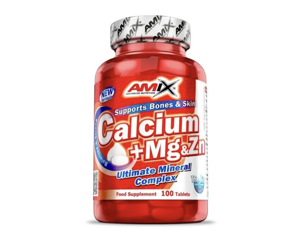 AMIX CALCIO, MAGNESIO Y ZINC 100 Tabs