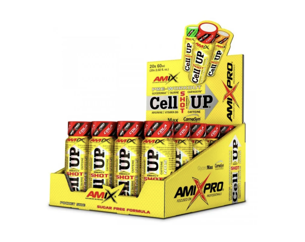 AMIX PRE ENTRENO CELL UP SHOT - Cola