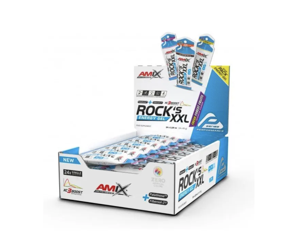 AMIX ENERGY GEL ROCK´S  XXL SIN CAFF - Mango