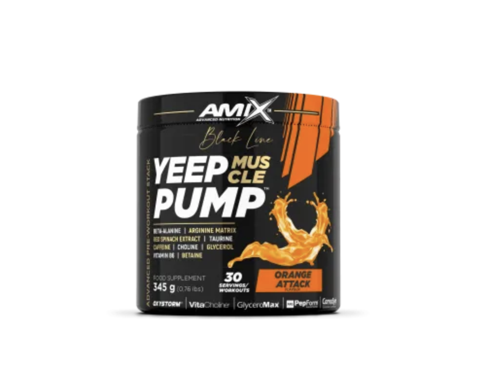 AMIX PRE ENTRENO YEEP JUMP - ORANGE ATTAK 345g