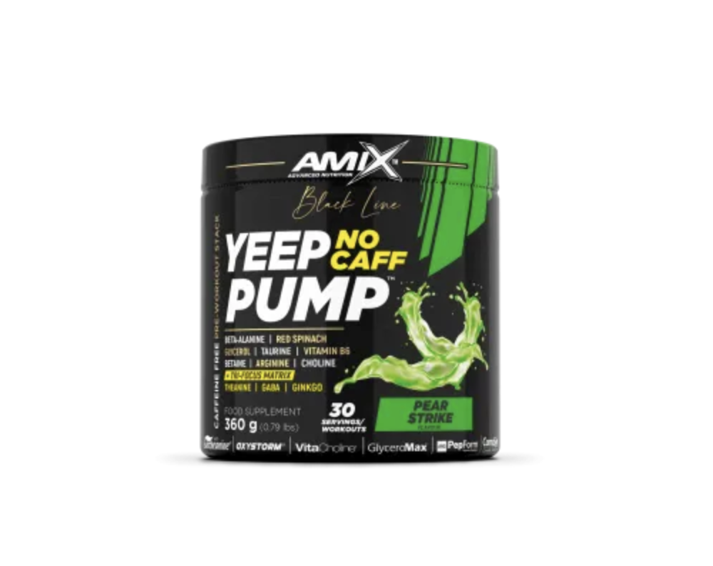 AMIX PRE ENTRENO YEEP JUMP NO CAFF - PEAR STRIKE 345g