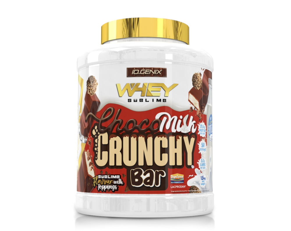 IO.GENIX WHEY SUBLIME - Choco Milk Crunchy Bar 1,5KG