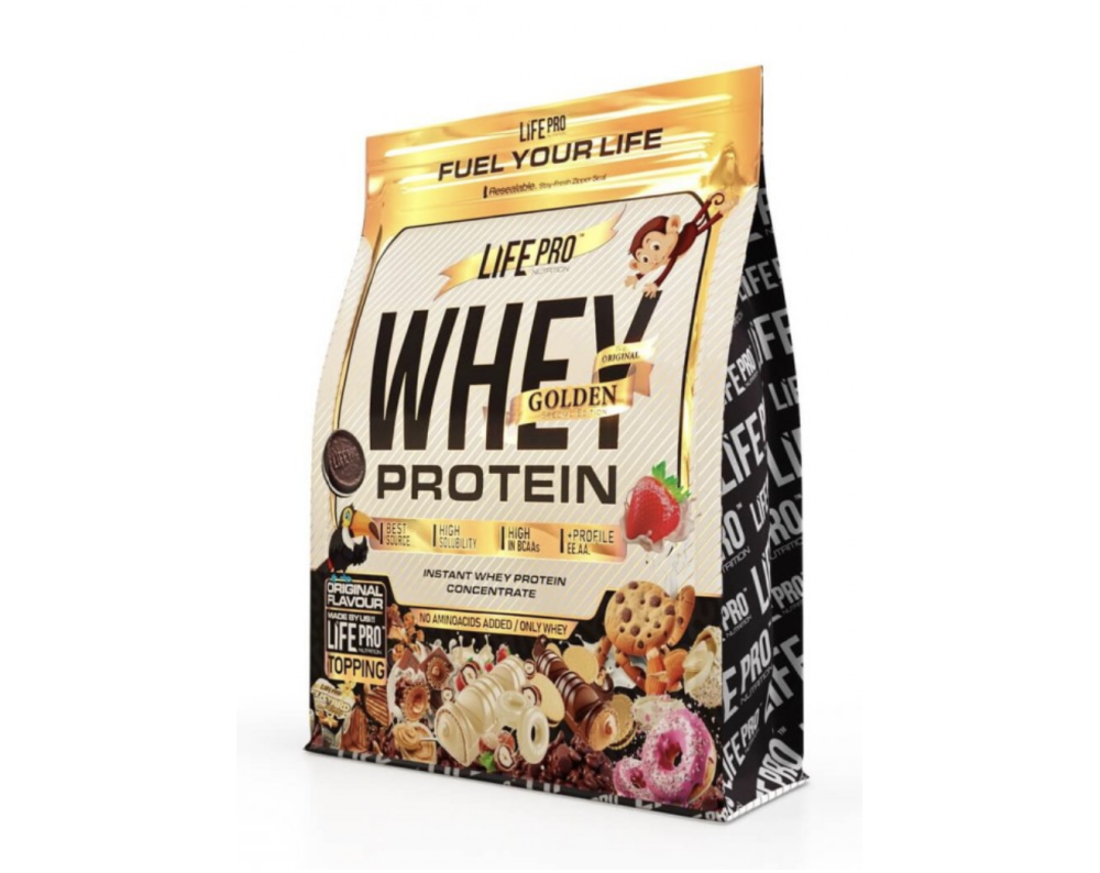 LIFE PRO WHEY GOURMET - Black Cookies Toppings 900g