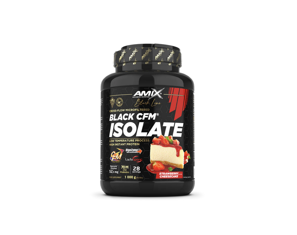 AMIX BLACK CFM PROTEIN - Fresa Tarta de Queso