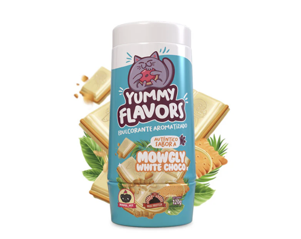 BIG YUMMY FLAVORS - MOWGLY WHITE CHOCO