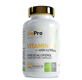 LIFE PRO VITAMIN D3 4000 UI WITH OLIVE OIL 90 softgel