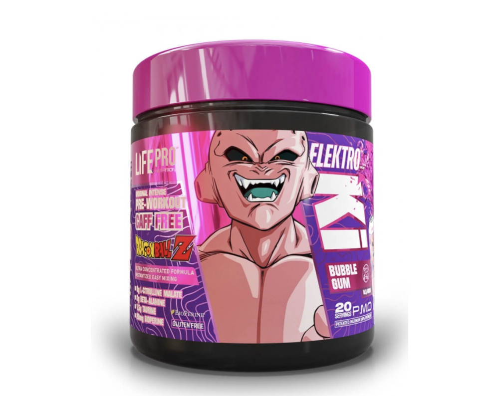 LIFE PRO ELEKTRO DRAGON BALL Z FREE CAFF - BUBBLE GUM 400g