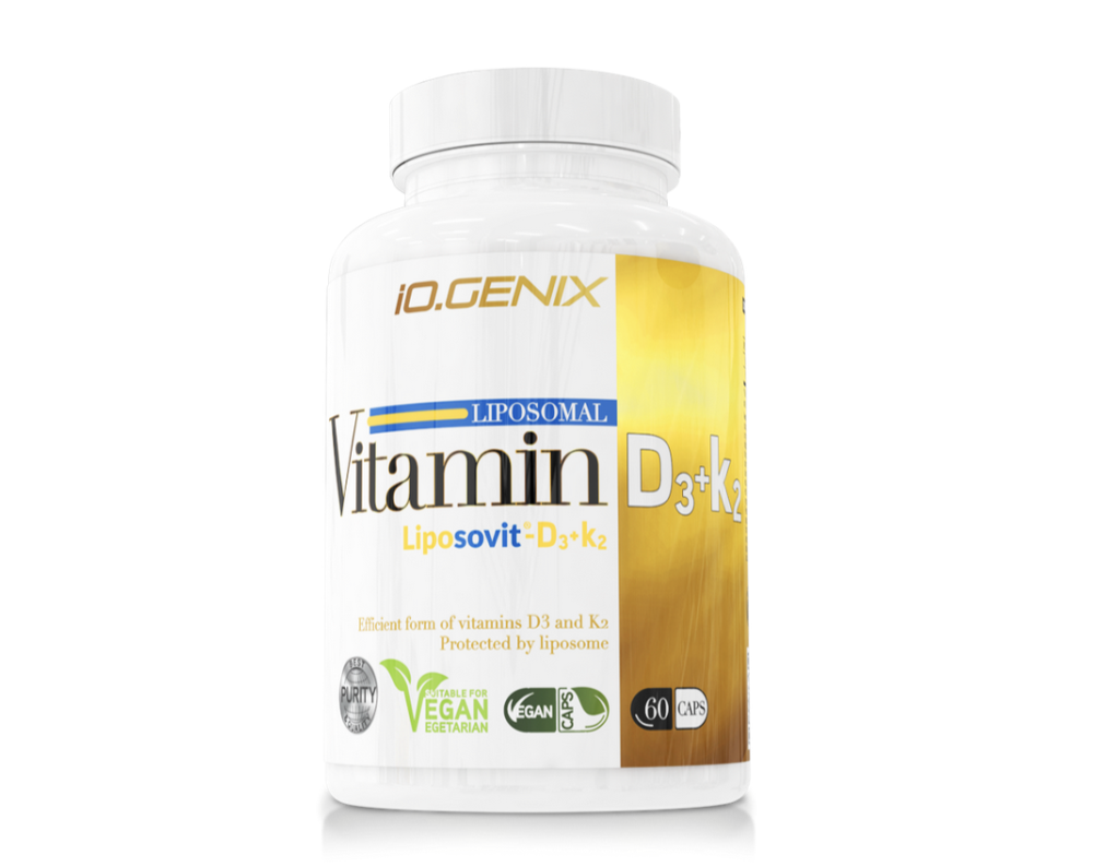 IOGENIX VIT D3 + K2 LIPOSOMAL 60 Caps