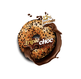 LIFE PRO MR YUMMY BAGELS TRIPLE CHOC 70g