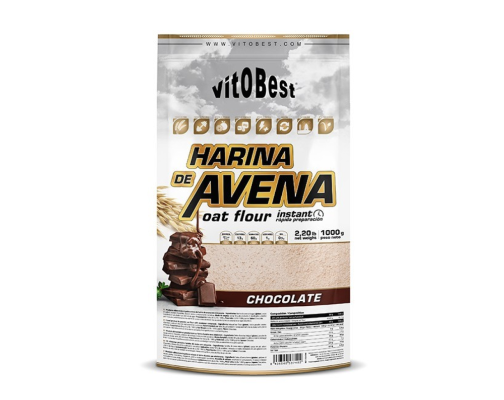 VITOBEST HARINA DE AVENA - CHOCOLATE