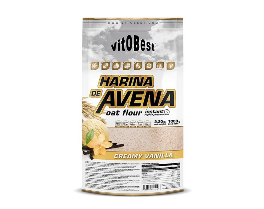 VITOBEST HARINA DE AVENA - VAINILLA