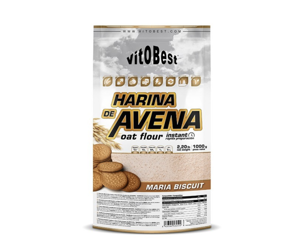 VITOBEST HARINA DE AVENA - GALLETA