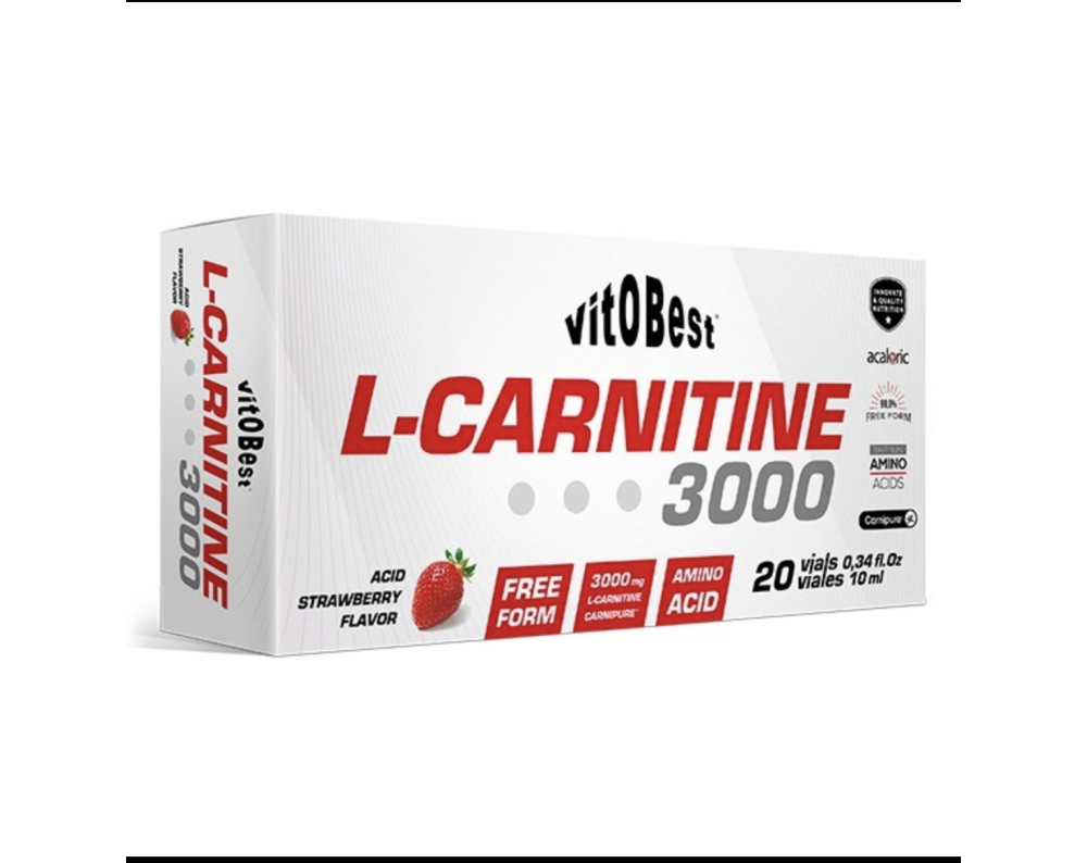 VITOBEST L-CARNITINE 3000 - FRESA 20 viales