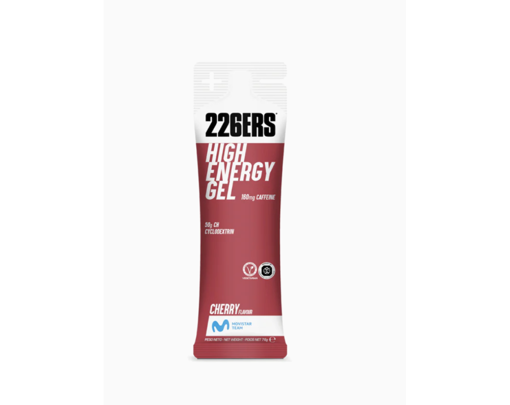 226ERS HIGH ENERGY GEL 76g CAFFEINE 160mg CHERRY