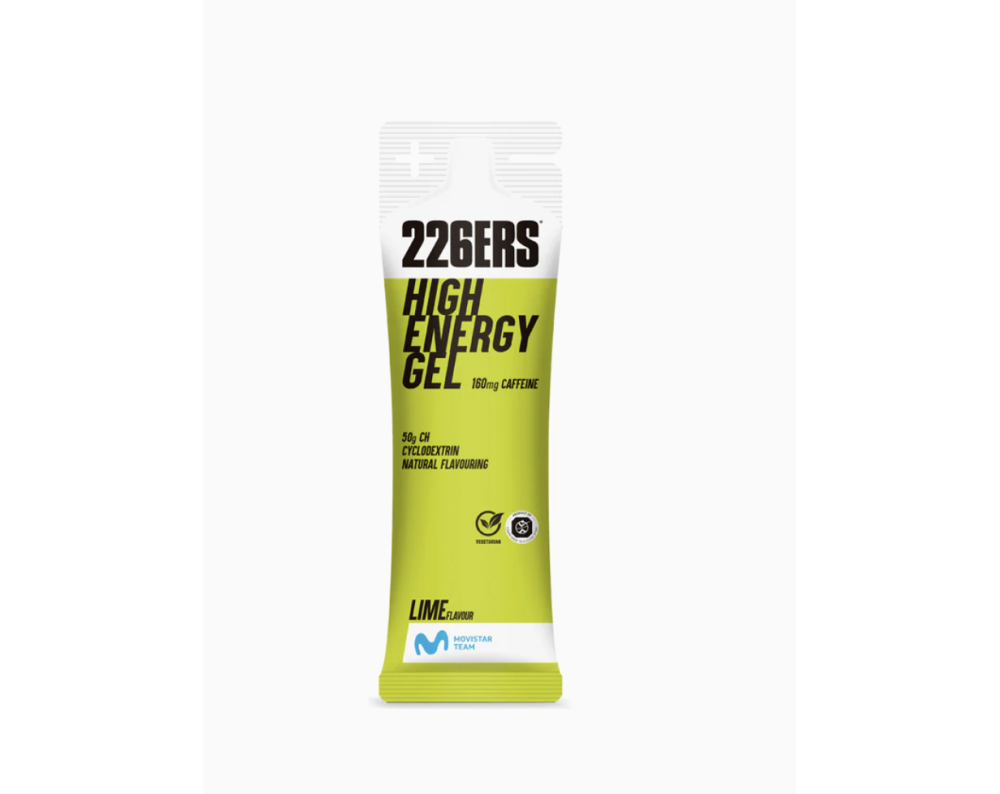226ERS HIGH ENERGY GEL 76g CAFFEINE 160mg LIME