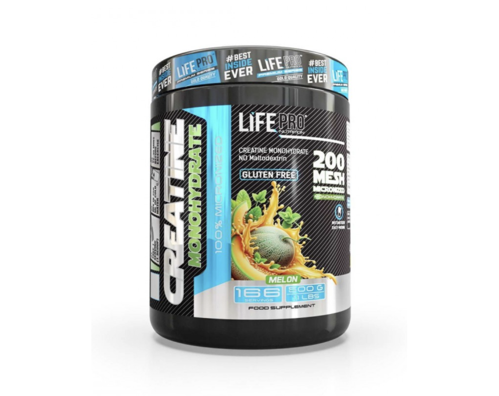 LIFE PRO CREATINA MONOHIDRATO 200 MESH - MELON 500g