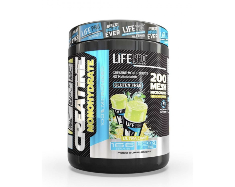 LIFE PRO CREATINA MONOHIDRATO 200 MESH - ULTRA LIMA 500g