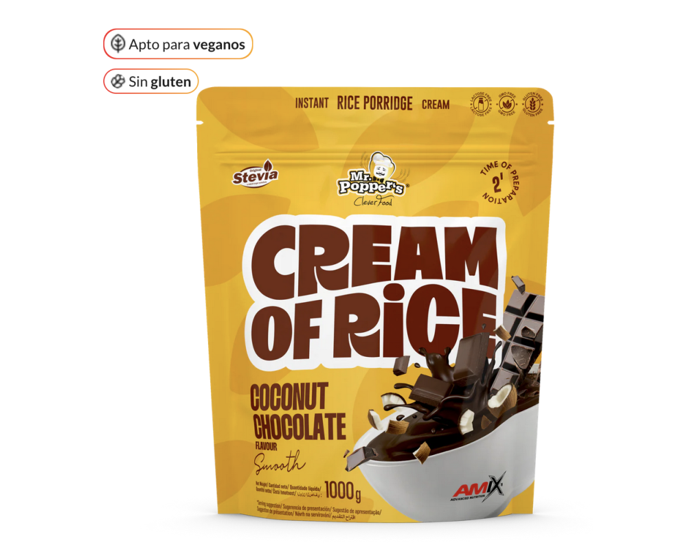 AMIX CREMA DE ARROZ MR POPPERS - CHOCO COCO 1kg