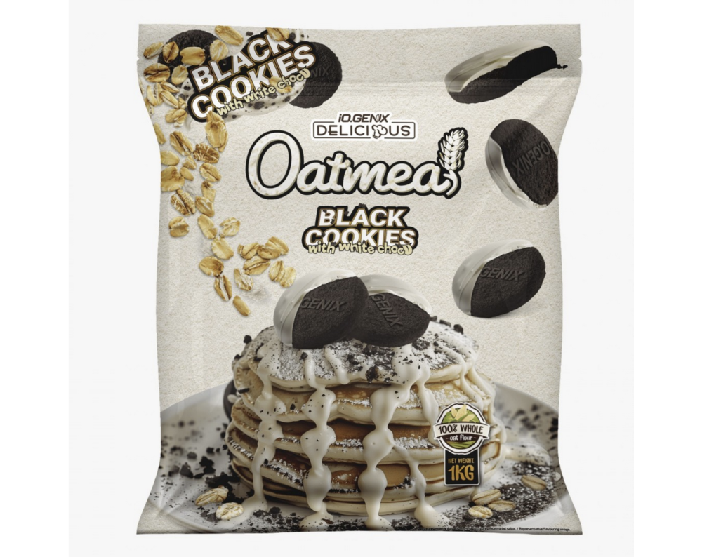 IO.GENIX HARINA DE AVENA - Black Cookies 1Kg