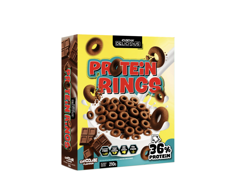 IOGENIX PROTEIN RINGS - CHOCOLATE 210g