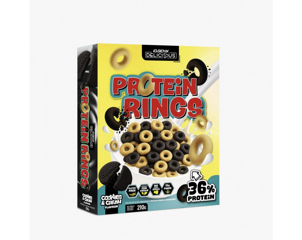 IOGENIX PROTEIN RINGS - COOKIES CREAM 210g