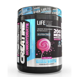 LIFE PRO CREATINA MONOHIDRATO 200 MESH - LOLLIPOP 500g
