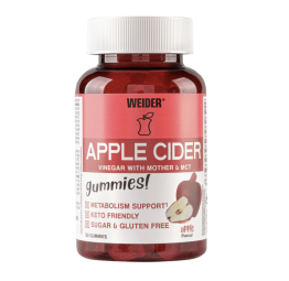 WEIDER GUMMIES 50 GOMINOLAS APPLE CIDER