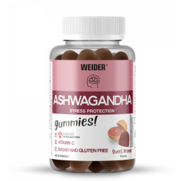 WEIDER GUMMIES 40 GOMINOLAS ASHWAGANDHA NARANJA