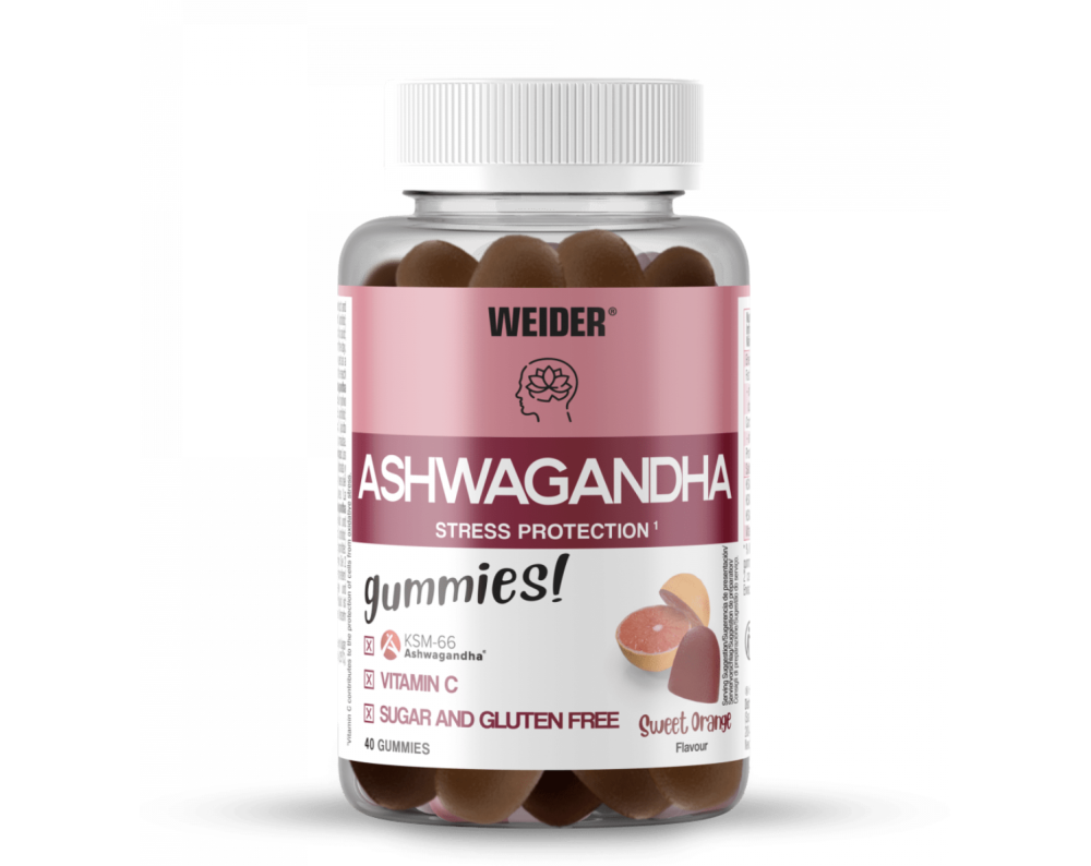 WEIDER GUMMIES 40 GOMINOLAS ASHWAGANDHA NARANJA