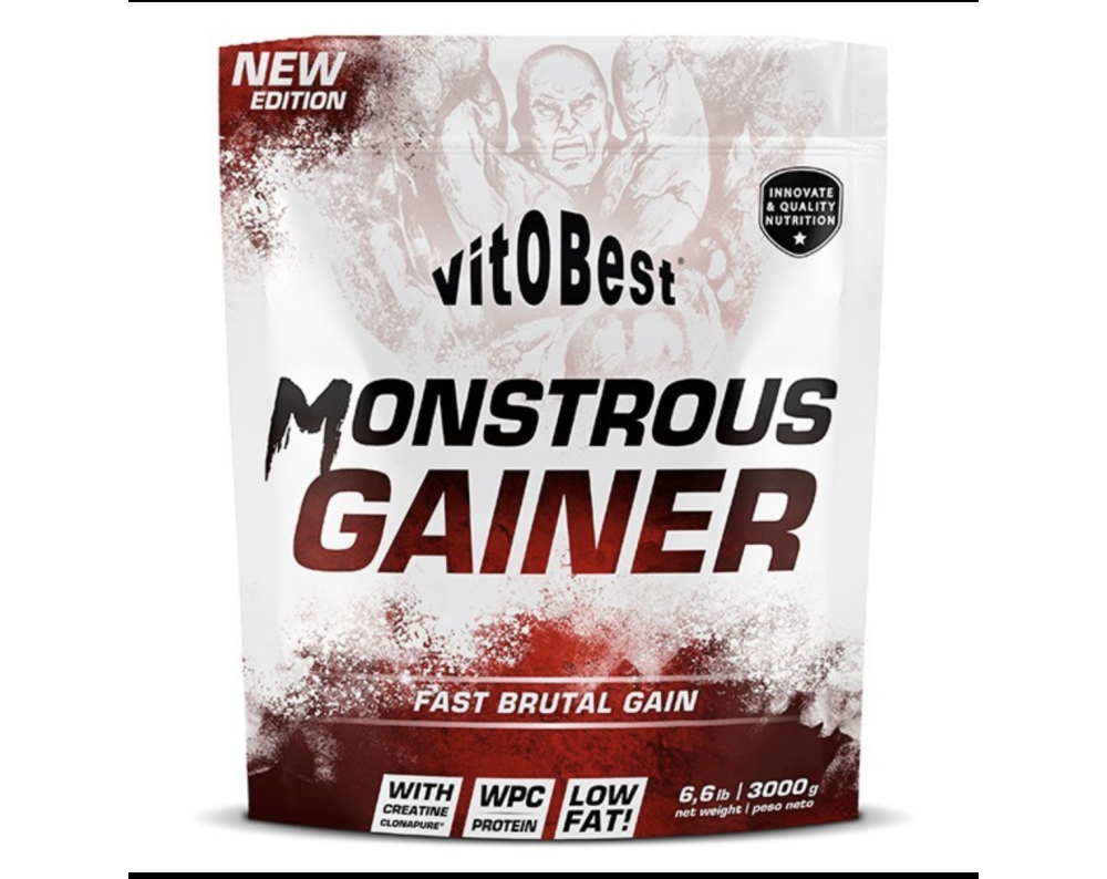 VITOBEST MOSNTRUOS GAINER - GALLETA 3kg