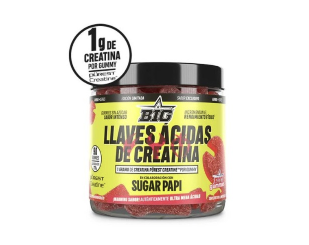 BIG LLAVE ACIDA CREATINA GUMMIES 90uds