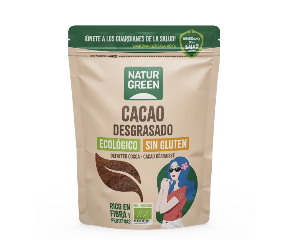 NATURGREEN CACAO DESGRASADO BIO - 225g