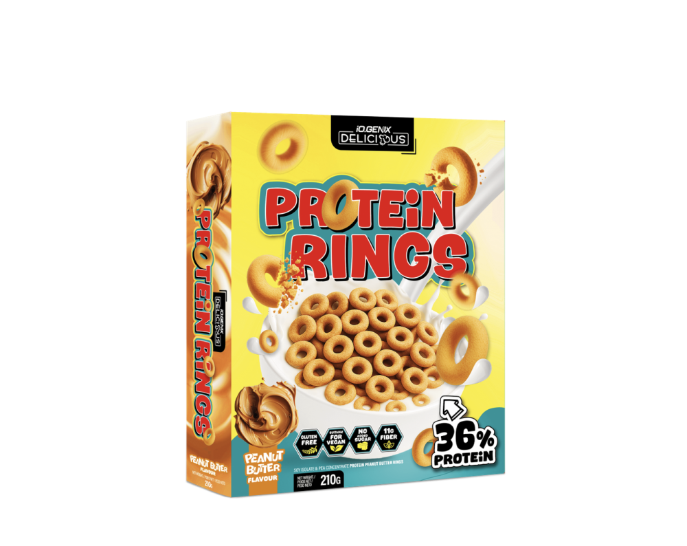 IOGENIX PROTEIN RINGS - PEANUT BUTTER 210g