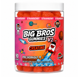 BIG BROS GUMMIES V2 - STRAWBERRY  90 uds