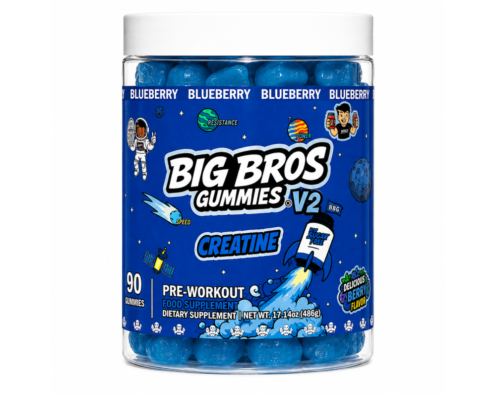 BIG BROS GUMMIES V2 - BLUEBERRY 90 uds