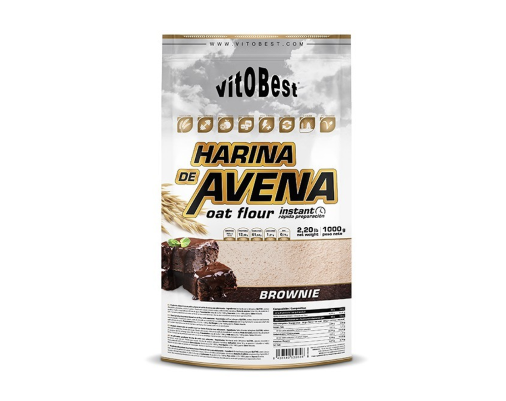 VITOBEST HARINA DE AVENA - BROWNIE