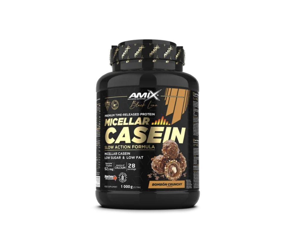 AMIX BLACK MICELLAR CASEIN - BOMBON CRUJIENTE 1KG