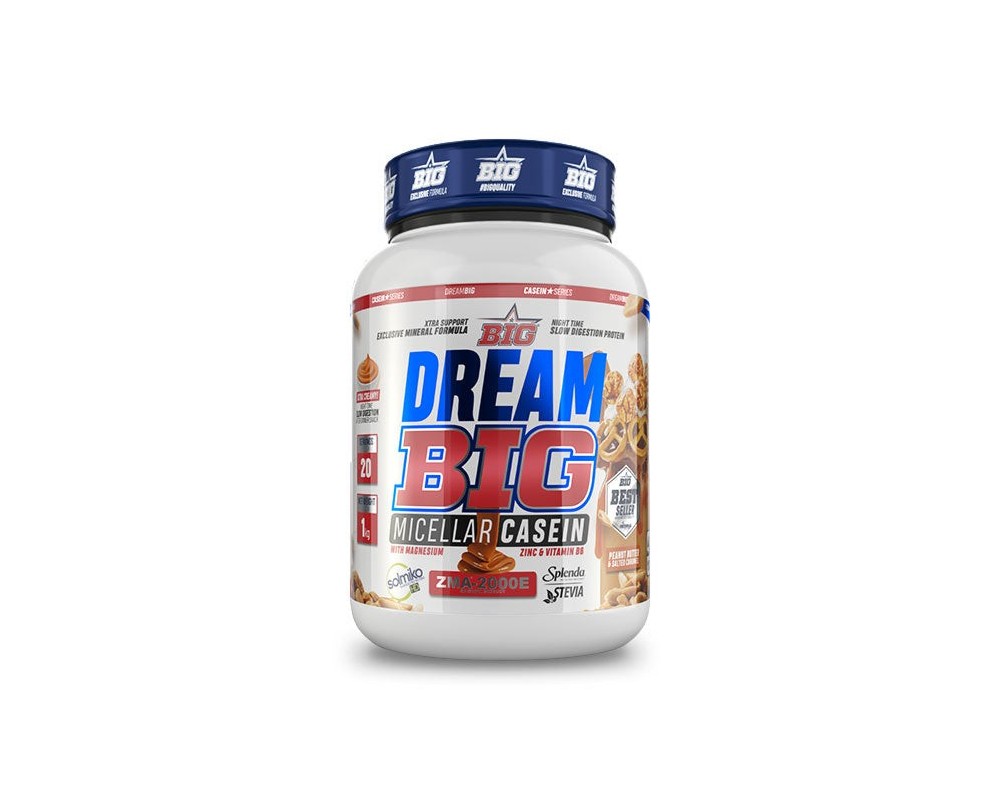 BIG DREAMS – caseina Peanut Butter & Salted Caramel