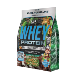 LIFE PRO WHEY PROTEIN - Choco Monkey Bag Edition